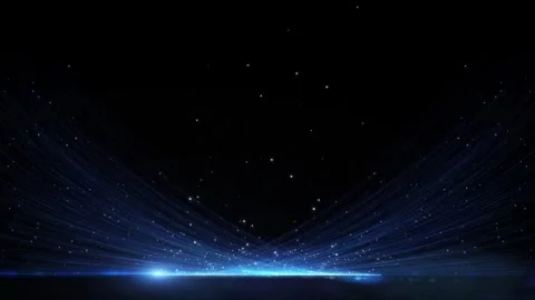 Abstract dreamy particle light ray fluid dynamic background material 库存影片 334035073