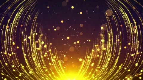 Abstract dreamy particle light ray fluid dynamic background material Stock Footage 334035074