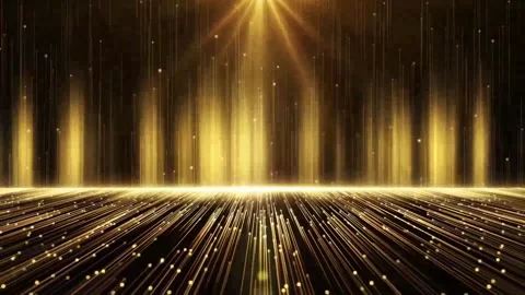 Abstract dreamy particle light ray fluid dynamic background material Stock Footage 334035075