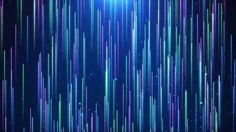 Abstract dreamy particle light ray fluid dynamic background material Stock-Footage 334035079