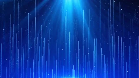 Abstract dreamy particle light ray fluid dynamic background material Stock Footage 334035083