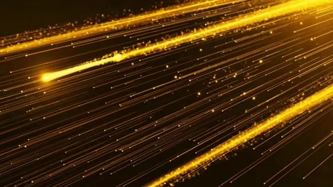 Abstract dreamy particle light ray fluid dynamic background material Video stock 334035095