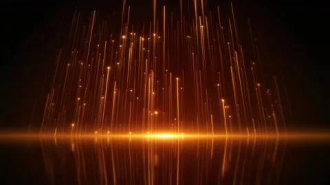 Abstract dreamy particle light ray fluid dynamic background material 库存影片 334035099
