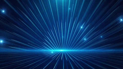 Abstract dreamy particle light ray fluid dynamic background material Stock Footage 334035105
