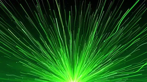 Abstract dreamy particle light ray fluid dynamic background material Video stock 334035119