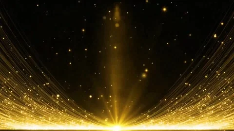 Abstract dreamy particle light ray fluid dynamic background material Stock Footage 334035128