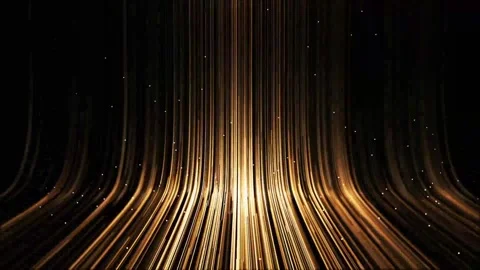 Abstract dreamy particle light ray fluid dynamic background material Stock-Footage 334035130