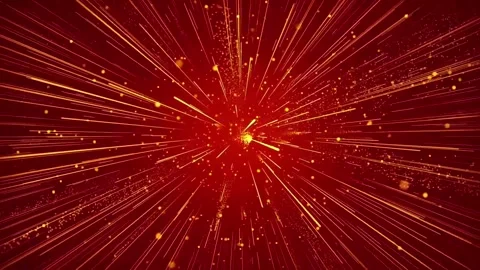 Abstract dreamy particle light ray fluid dynamic background material Stock Footage 334035131