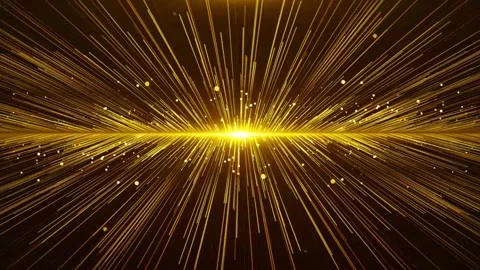 Abstract dreamy particle light ray fluid dynamic background material Stock Footage 334035134