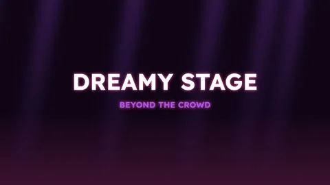 Abstract dreamy stage background with spotlights and dramatic lighting pres.. Stock Footage 336880005