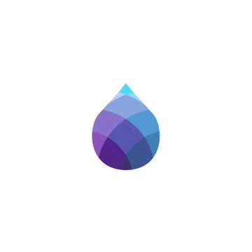 Abstract drop Stock Illustration