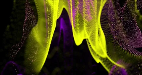 An abstract drop of paint slowly moves in a viscous liquid3 Stock-Footage 327067544