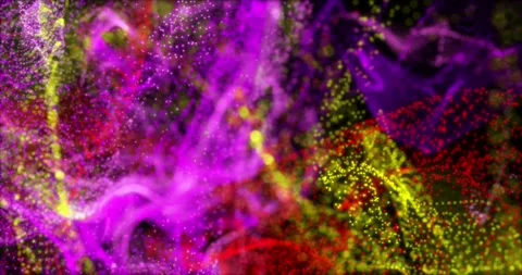 An abstract drop of paint slowly moves in a viscous liquid Stock Footage 327067593