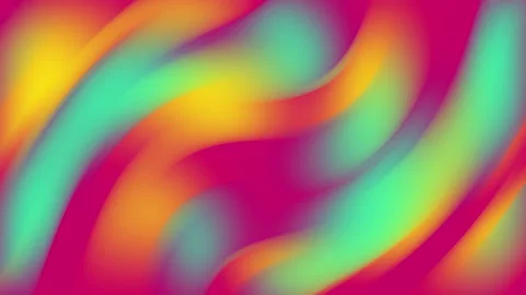 Abstract dual color gradient background with liquid style waves Stock Footage 240385484