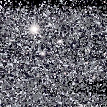 Abstract dust grains with bokeh effect, smoothly moving in space blurred pa.. Stock Illustration