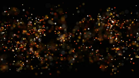 Abstract Dust Particles Background. Bokeh Particles Background.Flickering Stock Footage 132180395