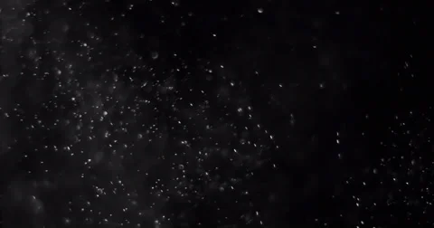 Abstract dust particles on dark background loop seamless ready, light spot Vidéo 61011194