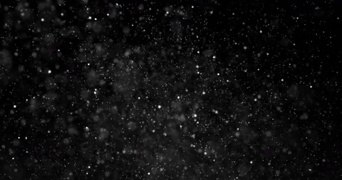 Abstract dust particles flowing movement on dark background with light Stock Footage 84189237