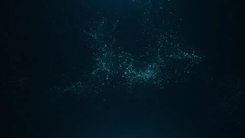 Abstract Dust Particles Video stock 247743330