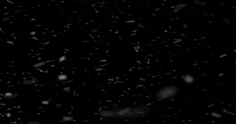 Abstract dust particles movement on dark back background loop Stock-Footage 71171357