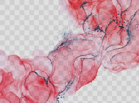 Abstract dusty pink Fluid creative template, cards, color covers set. Geome.. Stock Illustration