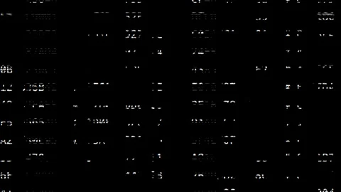 Abstract dynamic animation of digital noise with glitch and distortion effects Stock Footage 320227167