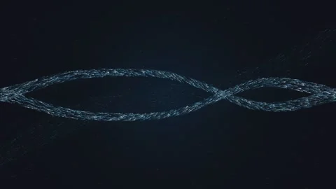 Abstract dynamic background in dark tones with flowing organic shapes, moti.. Stock Footage 340807945
