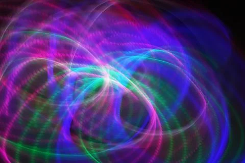 Abstract dynamic background with different colours pink, blue, green. Stock Illustration