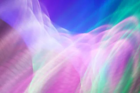 Abstract dynamic background with different colours pink, blue, green. Stock-Fotos