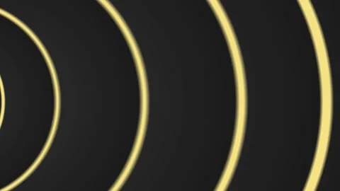 Abstract dynamic background geometry black gray gradient with gold stroke Stock Footage 221606091