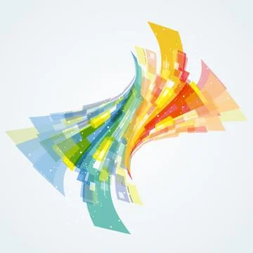 Abstract dynamic background Stock Illustration