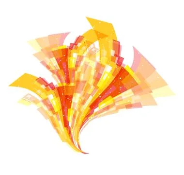 Abstract dynamic background Illustrazione stock