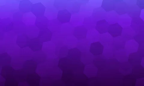 Abstract dynamic background, with purple gradient color and hexagon pattern Stock Illustration
