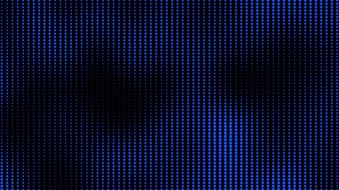 Abstract dynamic with blue dots wave on transparent black background. Motio.. Stock Footage 290170375
