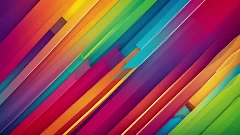 Abstract dynamic colorful lines Stock-Footage 309796099