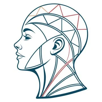 Abstract Dynamic Conceptual Digital Stock Illustration