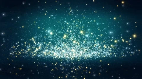 Abstract dynamic cool particle fluid background material Stock Footage 334097744