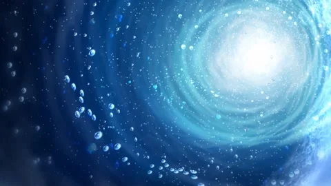 Abstract dynamic cool particle fluid background material Stock Footage 334097867