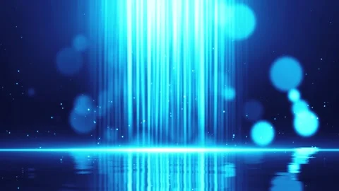 Abstract dynamic cool particle fluid background material Stock Footage 334097984