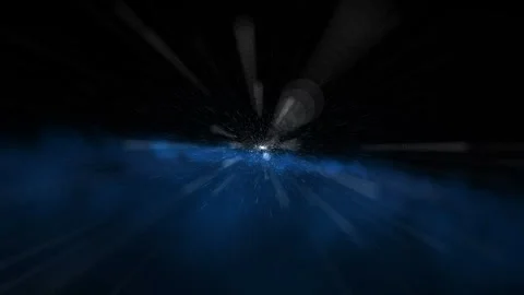 Abstract dynamic cool particle fluid background material Stock Footage 334097990