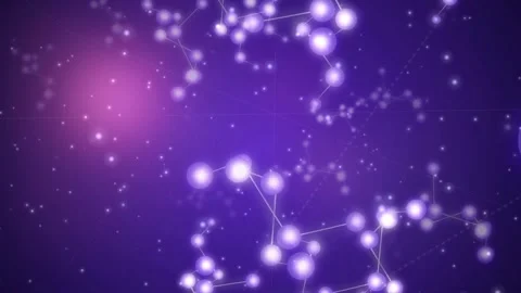 Abstract dynamic cool particle fluid background material Stock Footage 334098005