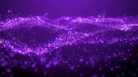 Abstract dynamic cool particle fluid background material Video stock 334098022