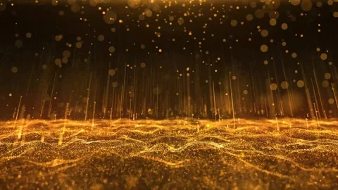 Abstract dynamic cool particle fluid background material Stock Footage 334098077