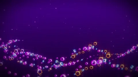 Abstract dynamic cool particle fluid background material Stock Footage 334098130