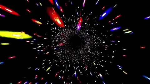 Abstract dynamic cool particle fluid background material Stock Footage 334098166