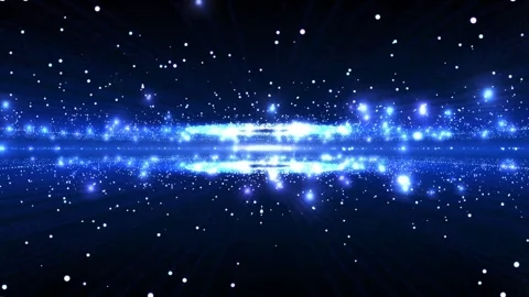 Abstract dynamic cool particle fluid background material Stock Footage 334098202