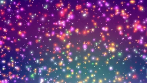 Abstract dynamic cool particle fluid background material Stock Footage 334098217