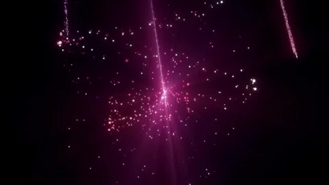 Abstract dynamic cool particle fluid background material Video stock 334098241