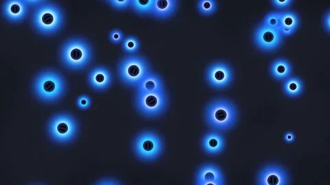 Abstract dynamic cool particle fluid background material Stock Footage 334098269