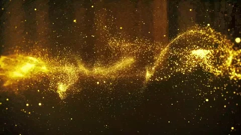 Abstract dynamic cool particle fluid background material Stock Footage 334098278
